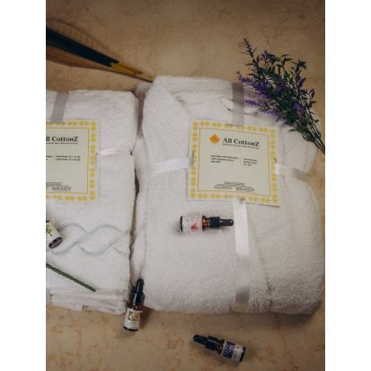 Premium Embroidered Bathrobes by All CottonZ, Size: M/L, 4 imageby All CottonZ