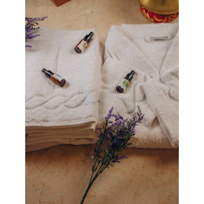 Premium Embroidered Bathrobes by All CottonZ, Size: M/L, 7 imageby All CottonZ