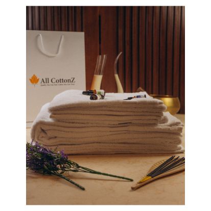 Luxurious 100% Egyptian Cotton Towel Set, 8-Pieces, 600 GSM, Ultra-Soft & Highly Absorbent, 3 imageby All CottonZ