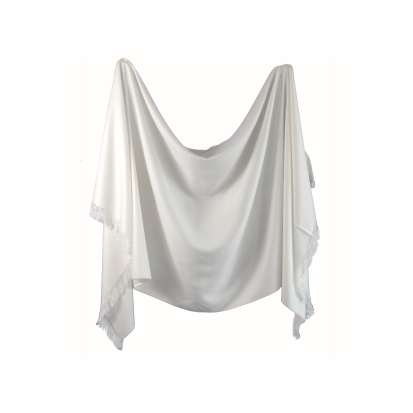 100% Egyptian Cotton, Handloomed Scarf/Shawl, Luxurious feel, Breathable, Solid colors in a Gift box, Unisex (Off White), Colors: Off White, 6 imageby All CottonZ