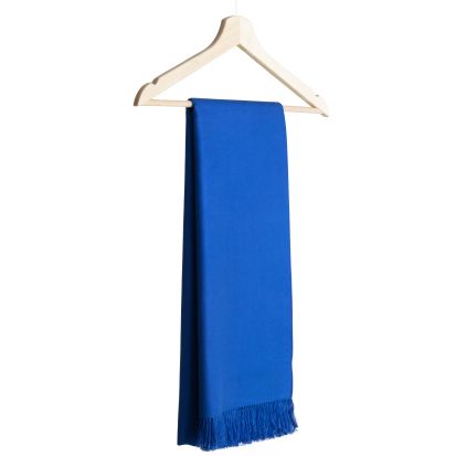 100% Egyptian Cotton, Handloomed Scarf/Shawl, Luxurious feel, Breathable, Solid colors in a Gift box, Unisex (Royal Blue), Colors: Royal Blue, 8 imageby All CottonZ